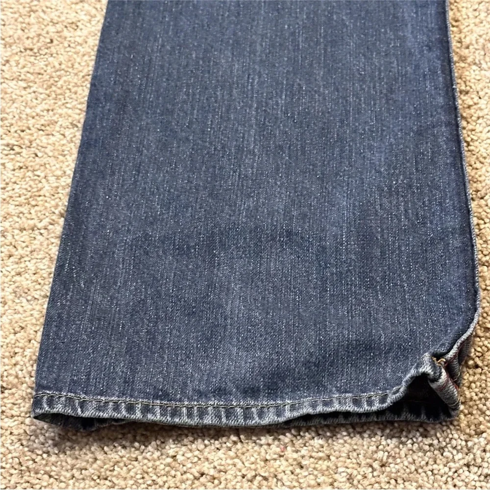 TRUE RELIGION Denim Jeans Blue Men's Size 32 #112790 Straight Leg Distressed EUC - Picture 13 of 16